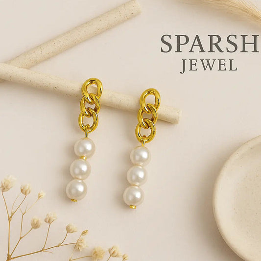 Pearl Earrings lifestylebysparsh.in
