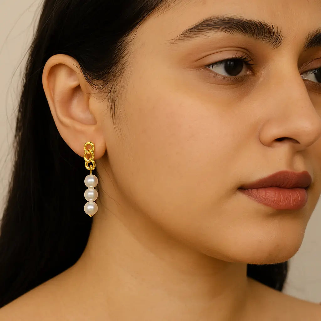 Pearl Earrings lifestylebysparsh.in