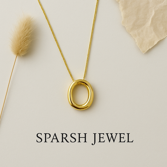 Elegant Gold Pendant - Sparsh Jewel lifestylebysparsh.in