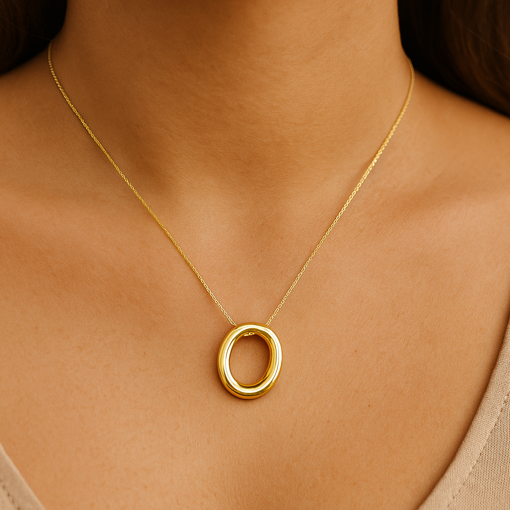 Elegant Gold Pendant - Sparsh Jewel lifestylebysparsh.in