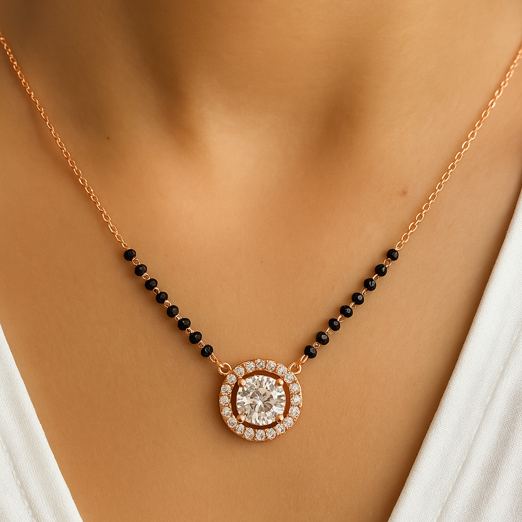 Sparsh Aarohi Spark Mangalsutra*   Minimalist elegance for everyday wear with a sparkling charm. lifestylebysparsh.com