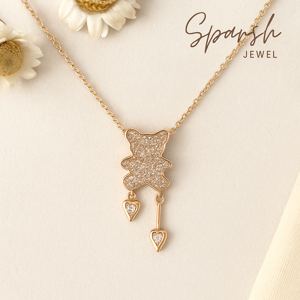 Cute Bear Necklace lifestylebysparsh.com