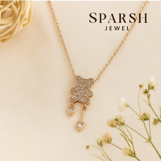 Cute Bear Necklace lifestylebysparsh.com