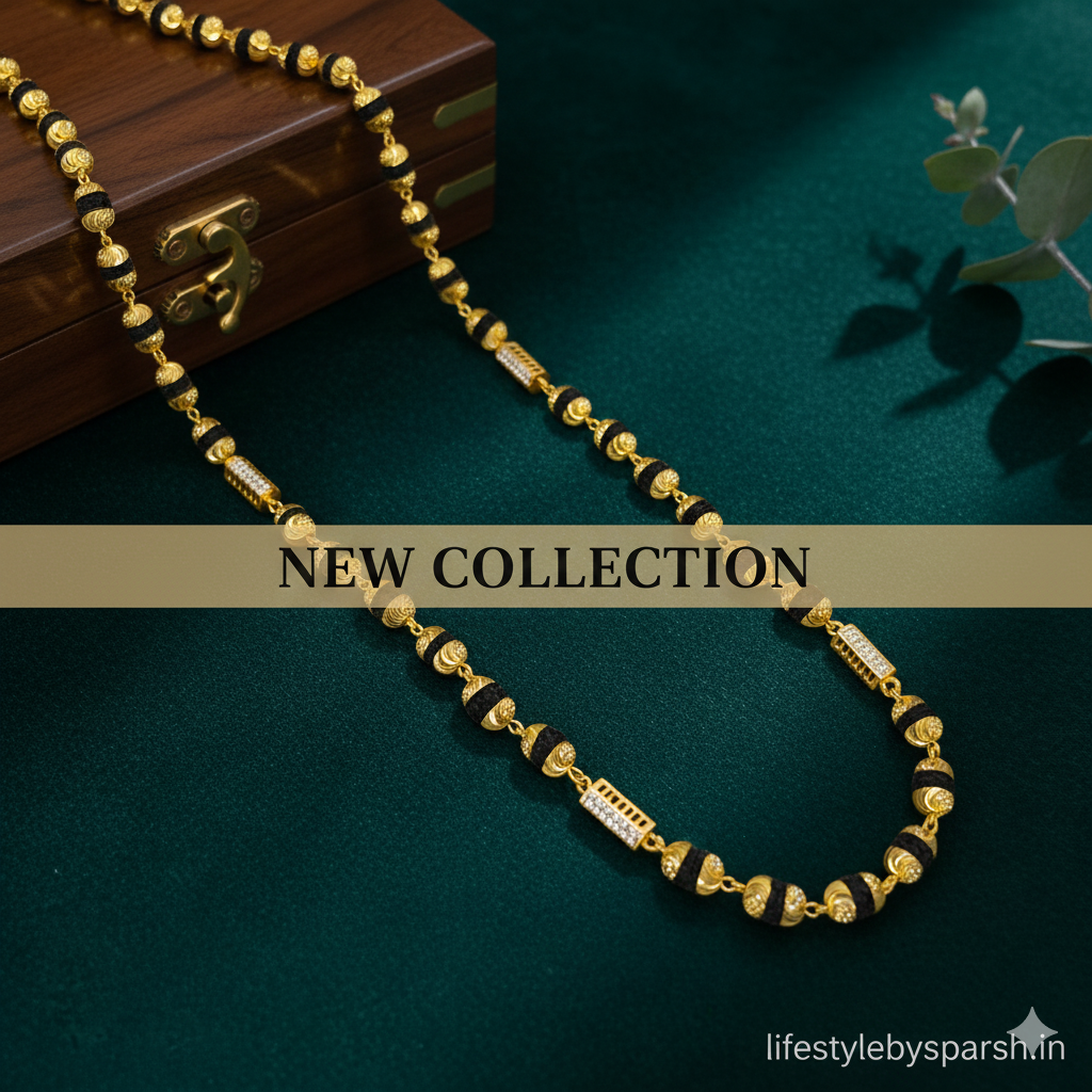 1 Gram Gold Plated - Premium Quality Diamond Beads Rudraksha Mala | SJ-RM-001