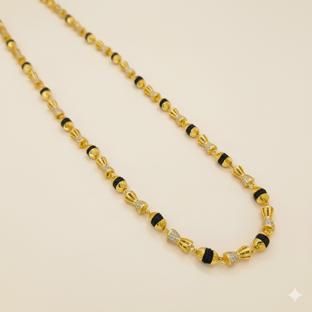 Stylish Gold Plated Rudraksha Mala For Men lifestylebysparsh.in