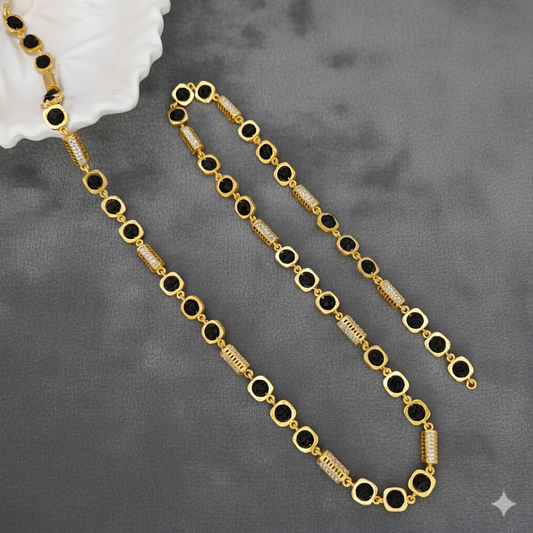 Exclusive Diamond Beads Gold Plated Rudraksha Mala