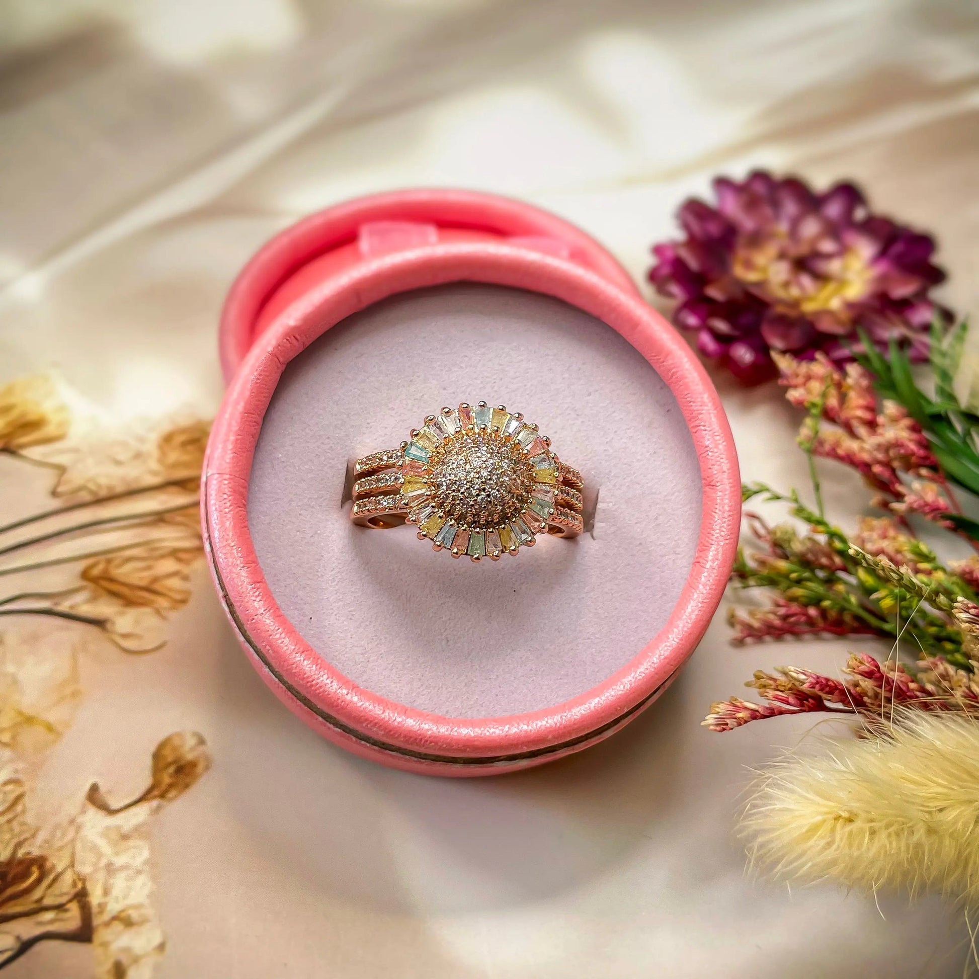 Dazzling Sun-Inspired Ring - lifestylebysparsh.in