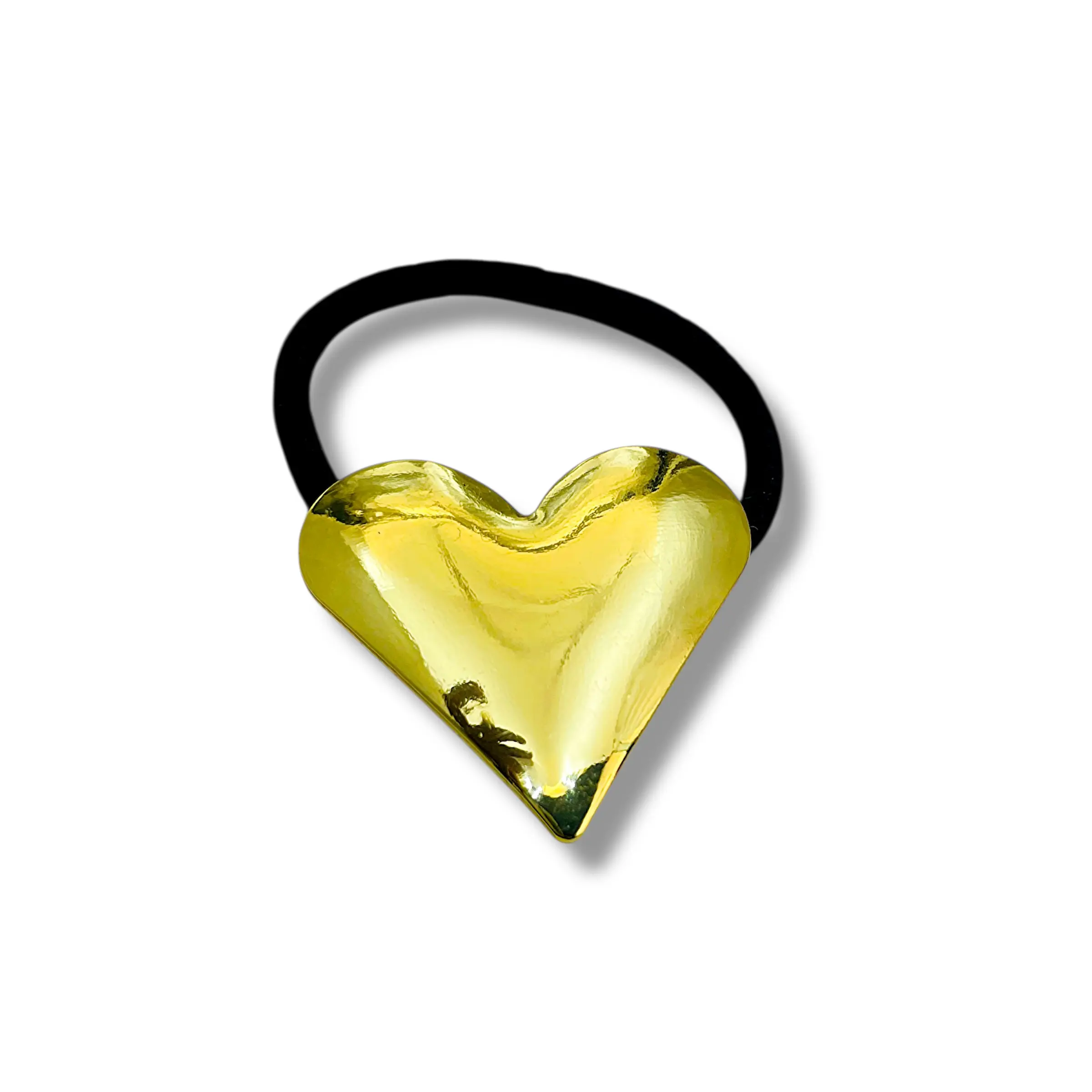 "💖 Buy Glossy Gold Heart Hair Tie | Sparsh Jewel - Elegant & Stylish Accessories ✨" lifestylebysparsh.in