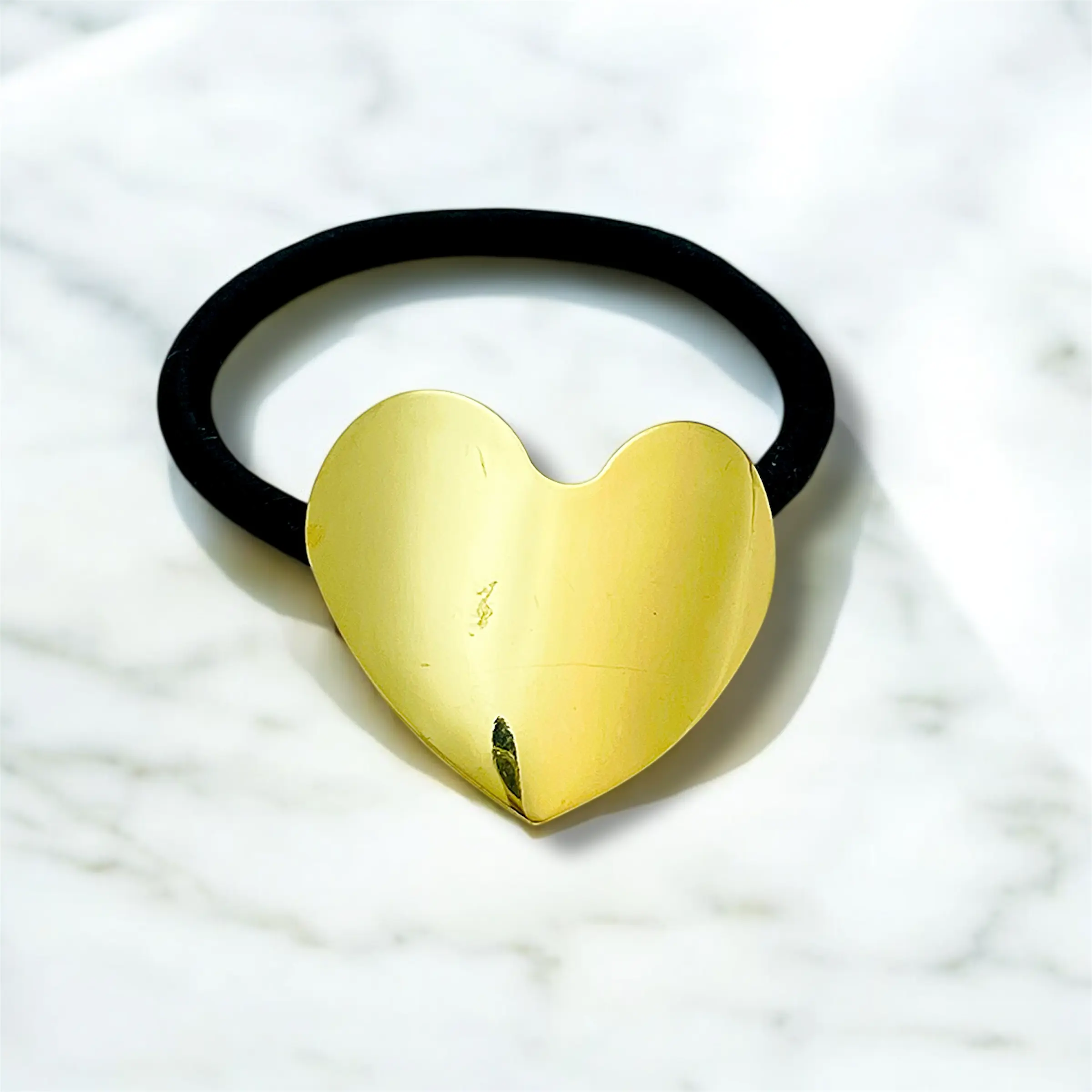 "💛 Buy Heart-Shaped Gold Hair Tie | Sparsh Jewel – Elegant & Stylish Accessories ✨" lifestylebysparsh.in