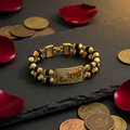 Gold Plated Maa 3 Plate Bracelet product shot – SJ-BR-03
