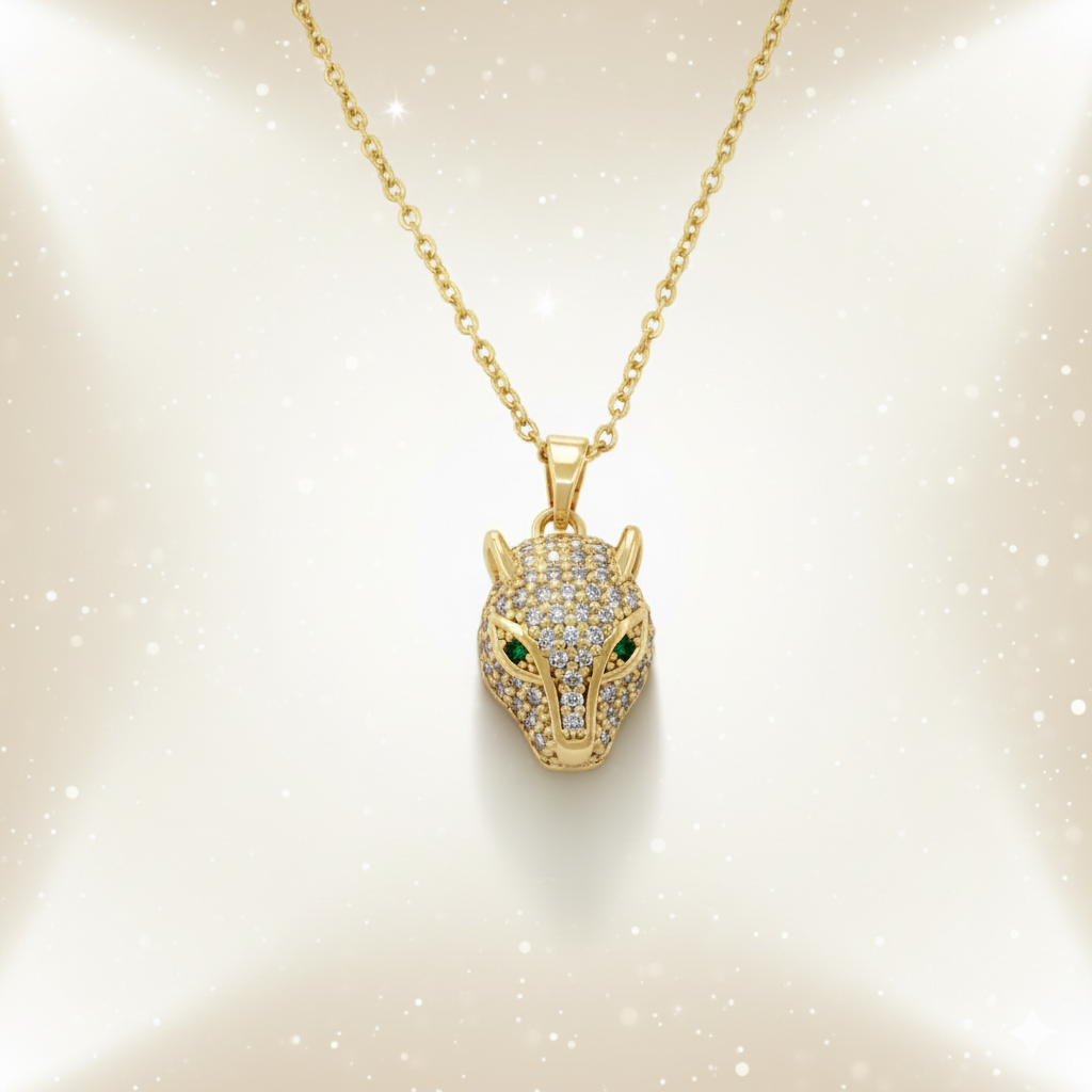 Panther pendant with premium background