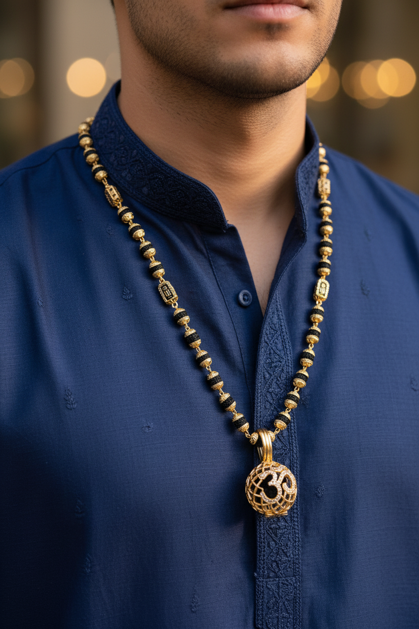 Pendant Mala - Navy Blue