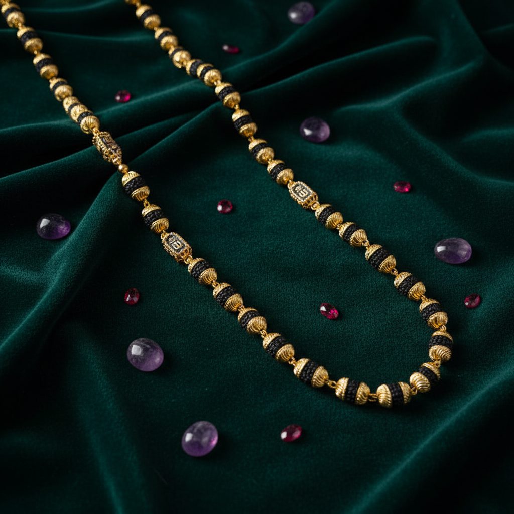 Premium Rudraksha Mala with Gemstones