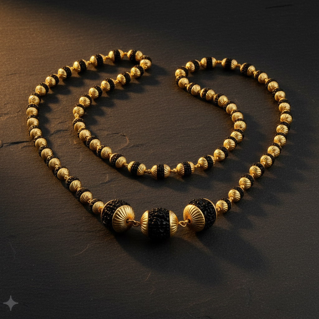 Rudraksha Mala Dark