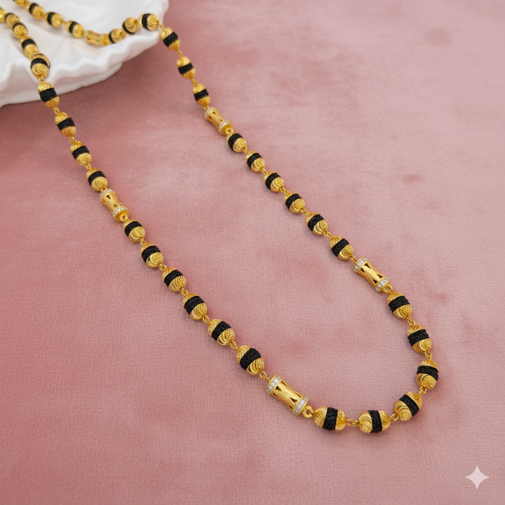 Rudraksha Mala on Pink Velvet