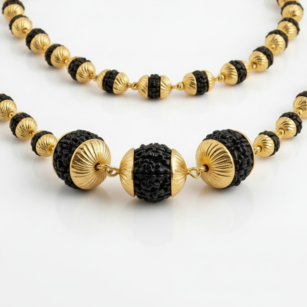 Rudraksha Mala White