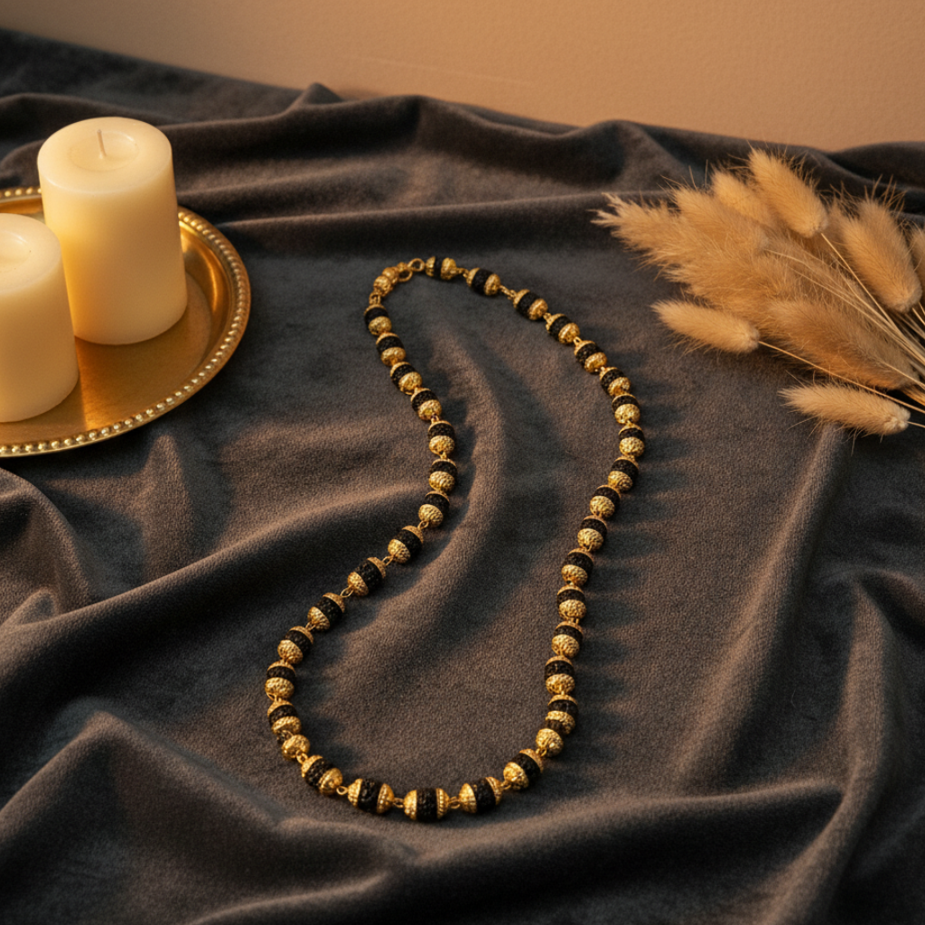 Styled shot with velvet and candles