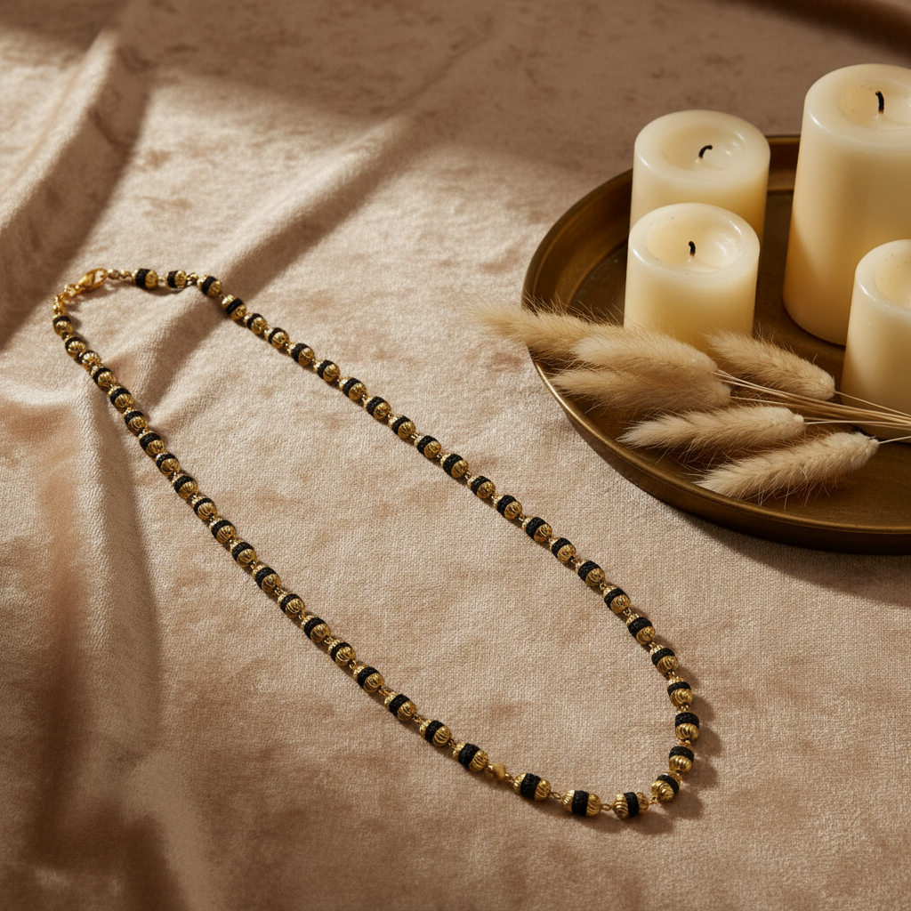 Velvet fabric with candles and pampas grass